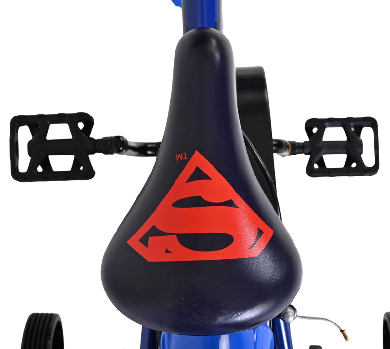Afbeelding laden in galerijviewer, Volare superman kinderfiets - jongens - 12 inch - blauw - twee handremmen