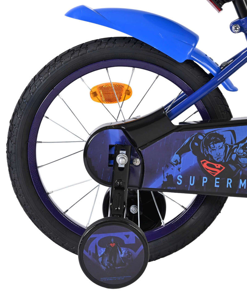 Afbeelding laden in galerijviewer, Volare superman kinderfiets - jongens - 16 inch - blauw