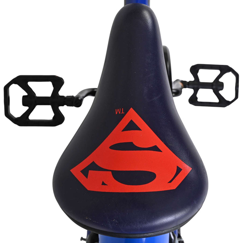 Load image into Gallery viewer, Superman kinderfiets - jongens - 16 inch - blauw - twee handremmen