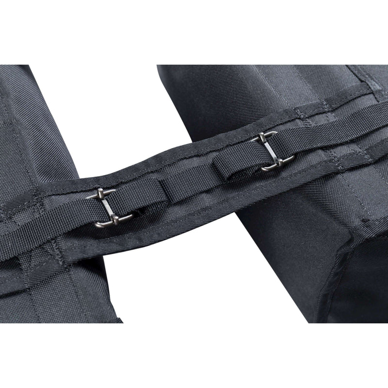 Load image into Gallery viewer, Basil Mara XXL dubbele fietstas - 47L - Dames Herens - Stad City - Zwart