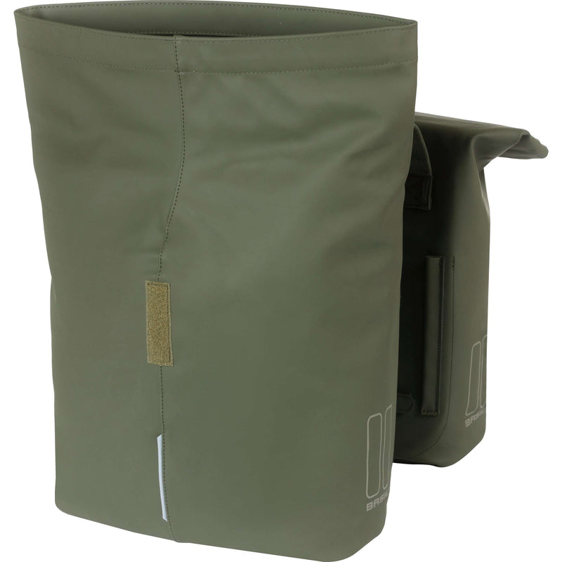 Load image into Gallery viewer, Basil Tas City Dubbel Vegan Leather | Moss Green