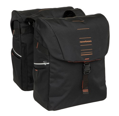 Load image into Gallery viewer, Newlooxs new looxs vigo 536.156 zwart oranje dubbeltas 40l