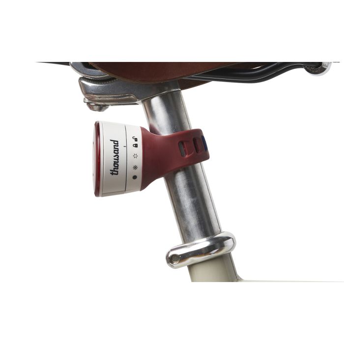 Load image into Gallery viewer, Thousand traveler magnetic bike light - rear - speedway creme