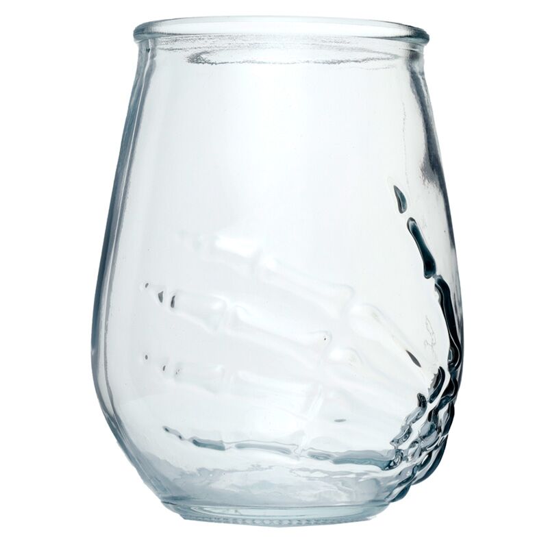 Afbeelding laden in galerijviewer, Skelet hand set 2 glazen drinkglazen 250ml