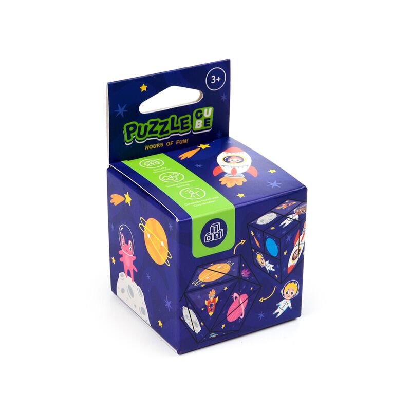 Afbeelding laden in galerijviewer, Astronaut souvenir puzzel kubus speelgoed