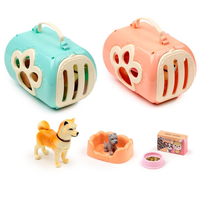Load image into Gallery viewer, Shiba inu hond 5-delige mini huisdier draagset