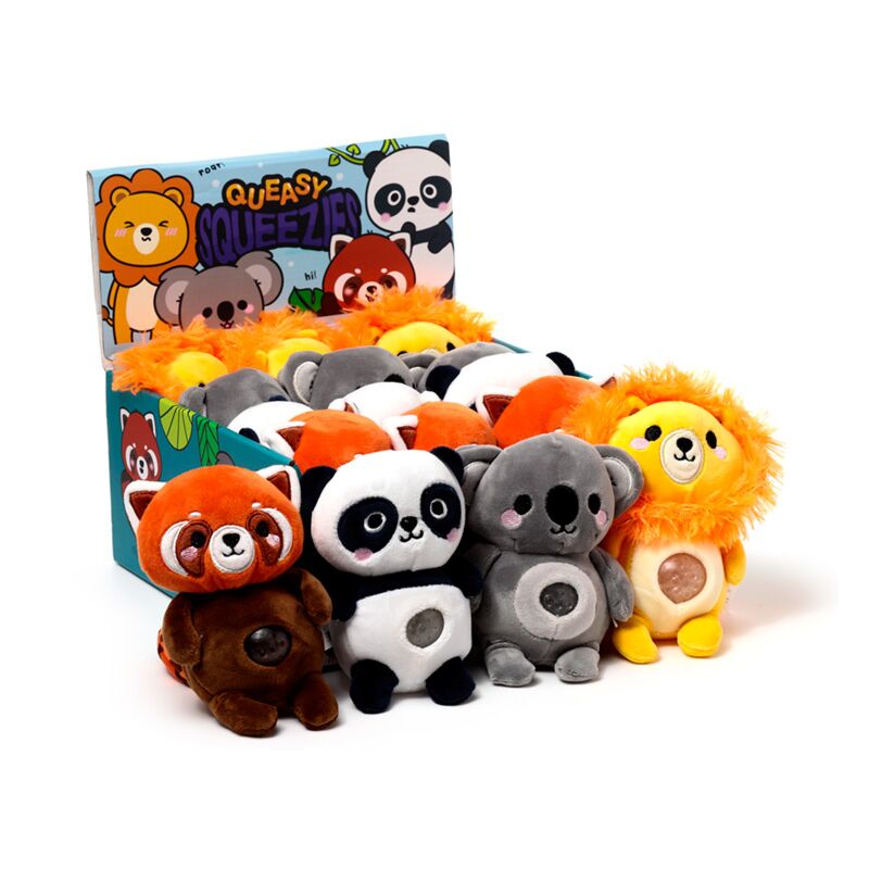 Load image into Gallery viewer, Queasy squeezies adoramals zoo mix #1 knijp speelgoed