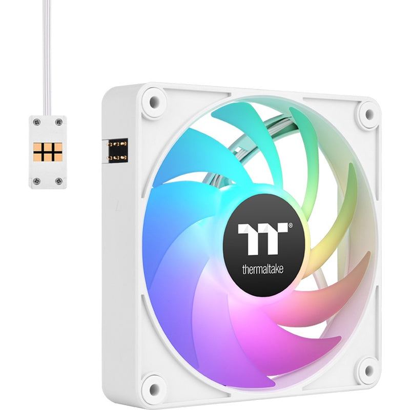 Load image into Gallery viewer, Thermaltake ct140 ex argb sync pc cooling fan white (3-fan p