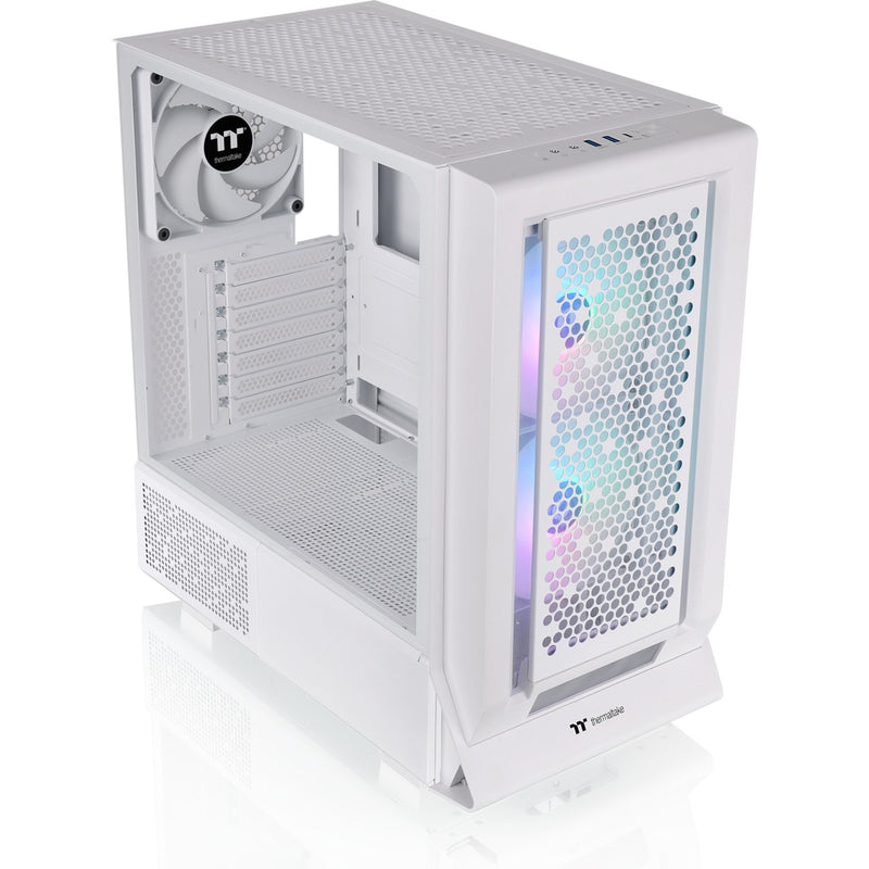 Load image into Gallery viewer, Thermaltake ceres 350 mx - snow midi tower behuizing (wit | 2x usb-a | 1x usb-c | rgb | tempered glass)