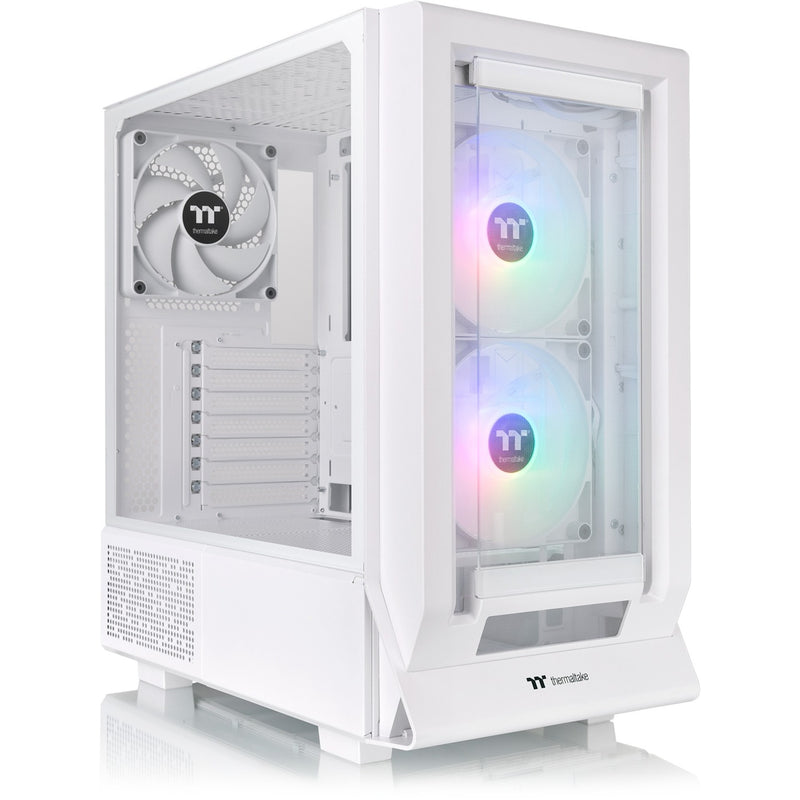 Load image into Gallery viewer, Thermaltake ceres 350 mx - snow midi tower behuizing (wit | 2x usb-a | 1x usb-c | rgb | tempered glass)