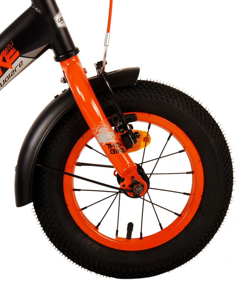 Load image into Gallery viewer, Volare Thombike Kinderfiets - Jongens - 12 inch - Zwart Oranje