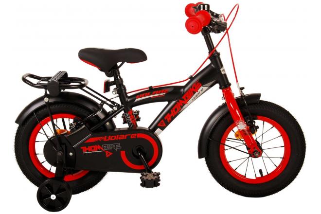 Load image into Gallery viewer, Volare Thombike Kinderfiets Jongens 12 inch Zwart Rood Twee Handremmen
