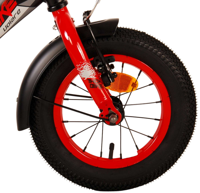 Load image into Gallery viewer, Volare Thombike Kinderfiets - Jongens - 12 inch - Zwart Rood