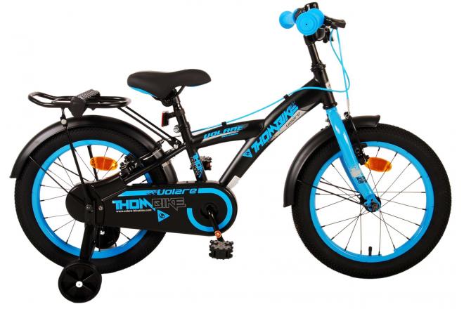 Load image into Gallery viewer, Volare Thombike Kinderfiets - Jongens - 16 inch - Zwart Blauw - Twee Handremmen