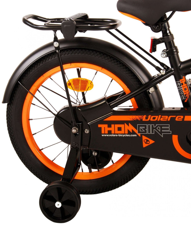 Load image into Gallery viewer, Volare Thombike Kinderfiets - Jongens - 16 inch - Zwart Oranje