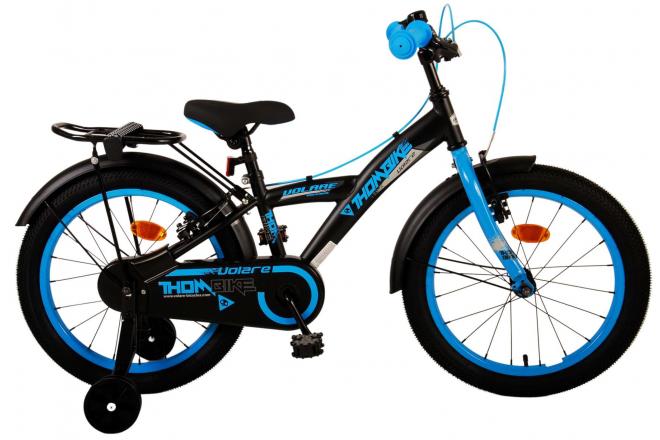 Load image into Gallery viewer, Volare Thombike Kinderfiets Jongens 18 inch Zwart Blauw Twee handremmen