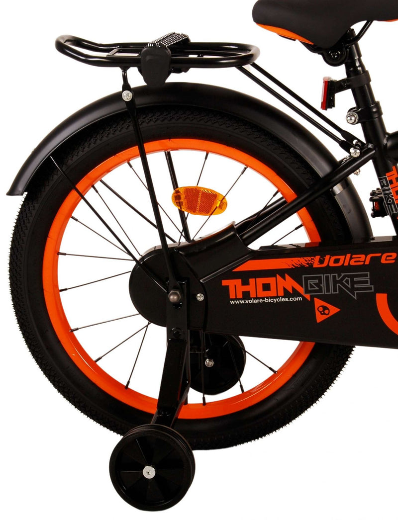 Load image into Gallery viewer, Volare Thombike Kinderfiets Jongens 18 inch Zwart Oranje