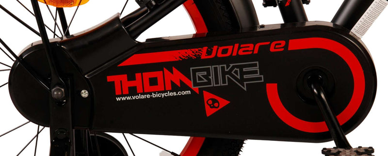 Load image into Gallery viewer, Volare Thombike Kinderfiets Jongens 18 inch Zwart Rood Twee handremmen