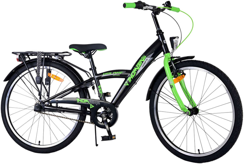 Load image into Gallery viewer, Volare Thombike Kinderfiets - Jongens - 24 inch - Groen Zwart - 3 versnellingen
