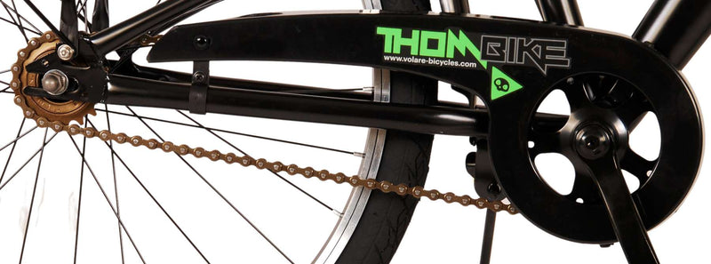 Load image into Gallery viewer, Volare Thombike Kinderfiets - Jongens - 24 inch - Zwart Groen - Twee handremmen