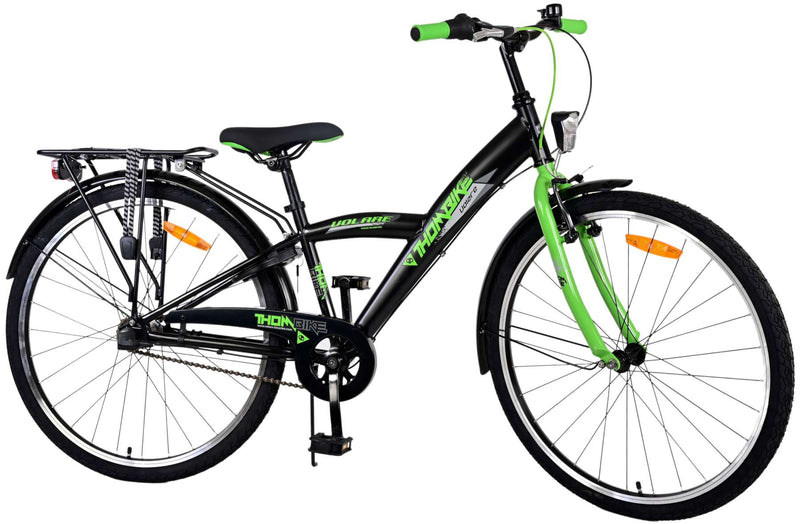 Load image into Gallery viewer, Volare Thombike Kinderfiets - Jongens - 26 inch - Zwart Groen - 3 versnellingen