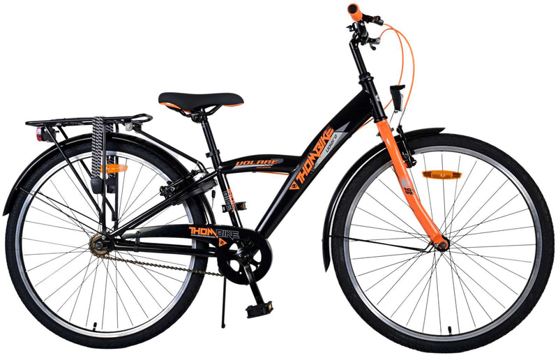 Load image into Gallery viewer, Volare Thombike Kinderfiets Jongens 26 inch Zwart Oranje Twee Handremmen