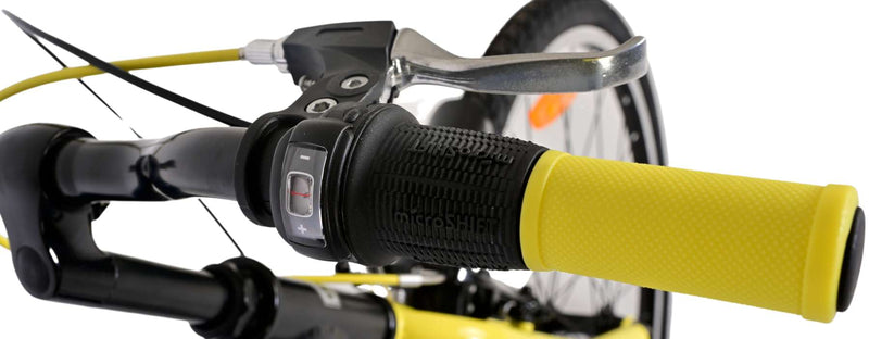 Load image into Gallery viewer, Volare Thombike Kinderfiets Jongens 26 inch Zwart Geel3 versnellingen