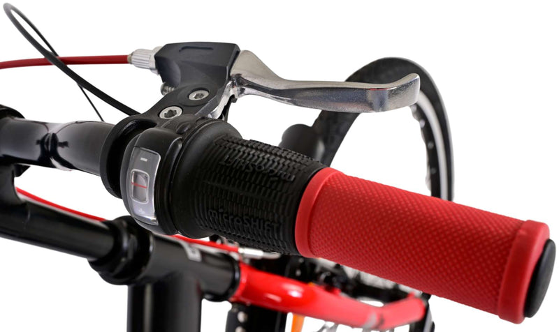 Load image into Gallery viewer, Volare Thombike Kinderfiets - Jongens - 26 inch - Zwart Rood - 3 versnellingen