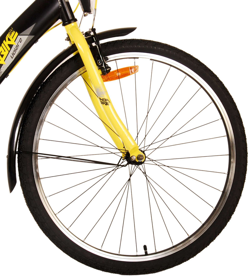 Load image into Gallery viewer, Volare Thombike Kinderfiets - Jongens - 26 inch - Zwart Geel - Twee Handremmen