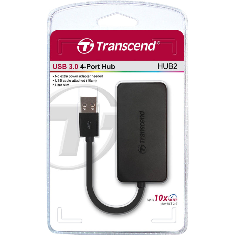 Load image into Gallery viewer, Transcend 4-Port USB 3.0 Hub
