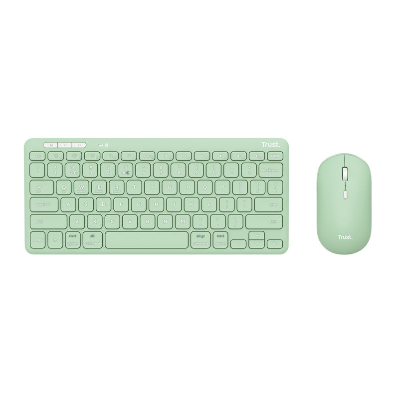 Load image into Gallery viewer, Trust Lyra Multi-Device Wireless Keyboard Mouse