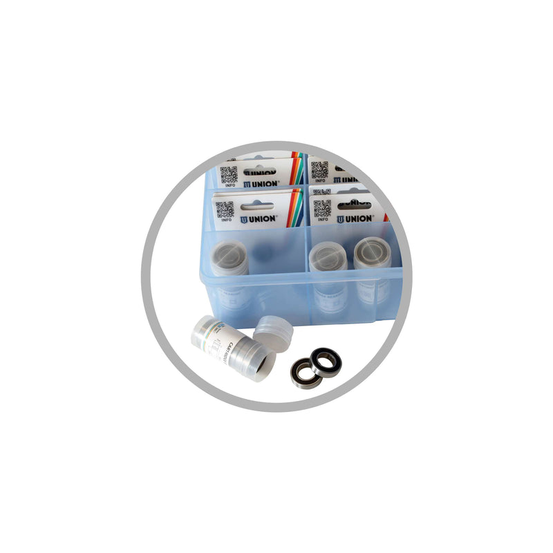 Load image into Gallery viewer, Union kogellager selectionbox met 8 stickervellen