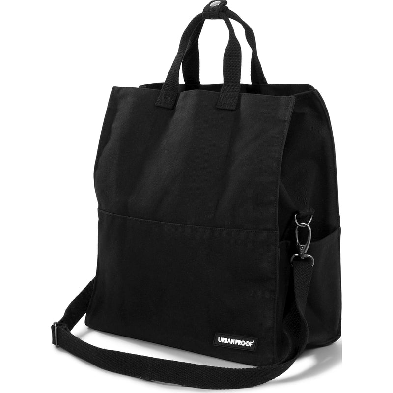 Load image into Gallery viewer, Urbanproof draagtas city tote recycled 22l zwart