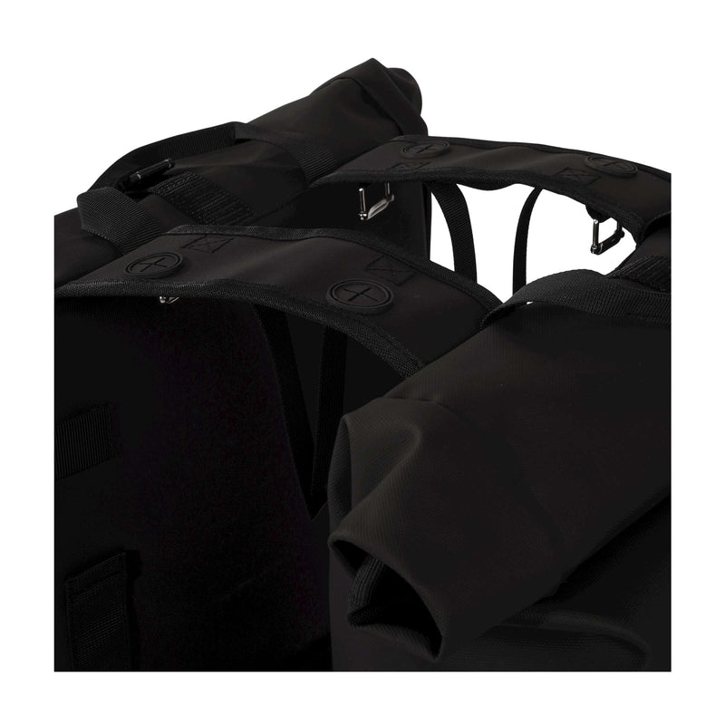 Afbeelding laden in galerijviewer, Urbanproof tas double roll up recycle 38l zwart