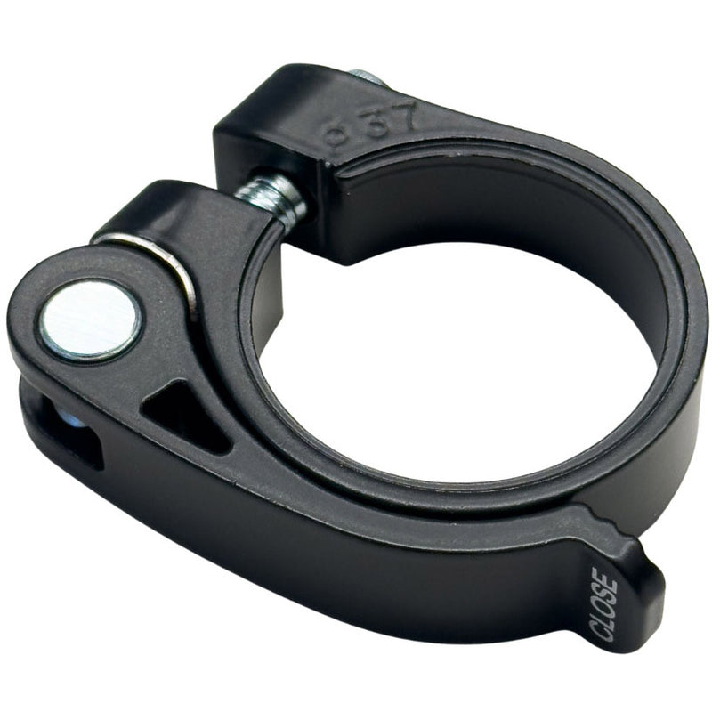 Load image into Gallery viewer, Ursus zadelpenklem 40mm met snelspanner alu zwart