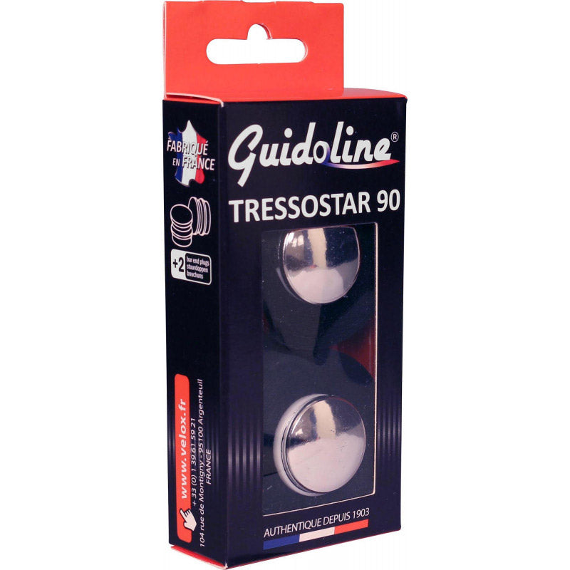 Load image into Gallery viewer, Velox stuurtape tressostar 90 katoen zwart (2st)
