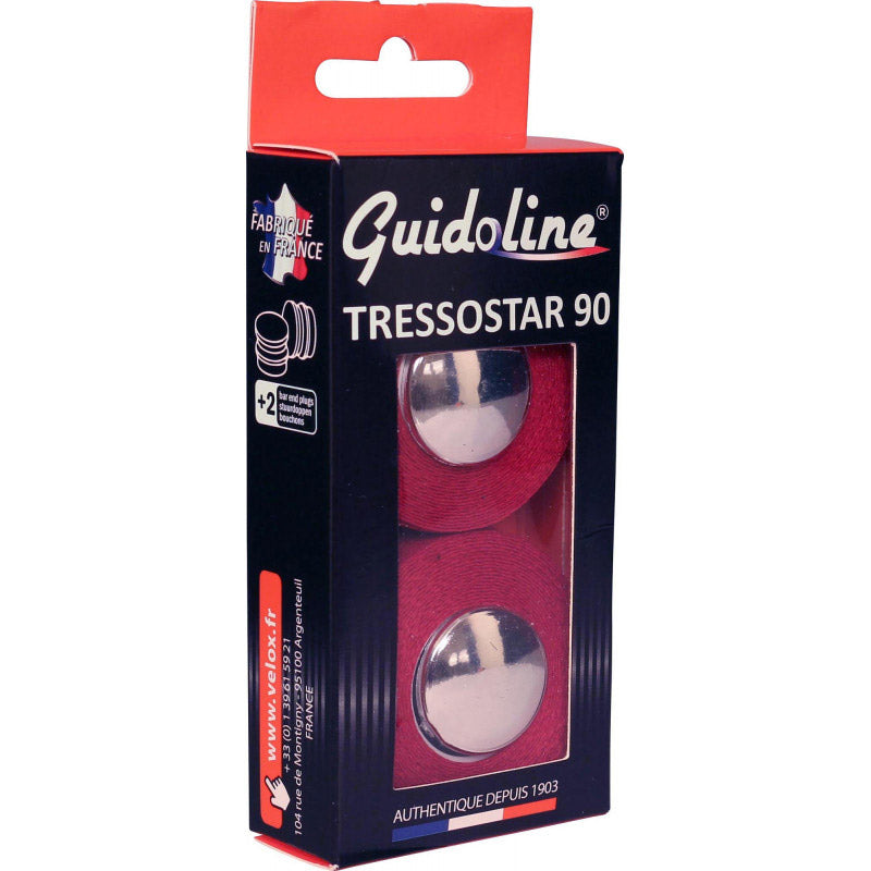 Load image into Gallery viewer, Velox stuurtape tressostar 90 katoen rood (2st)