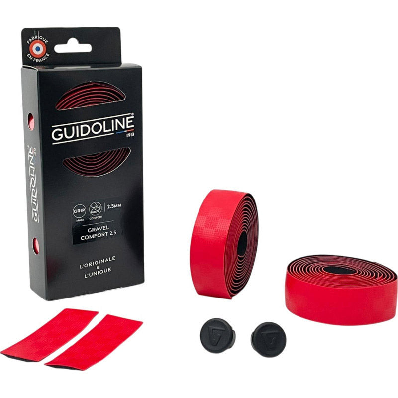 Load image into Gallery viewer, Velox stuurtape gravel confort 2.5 rood