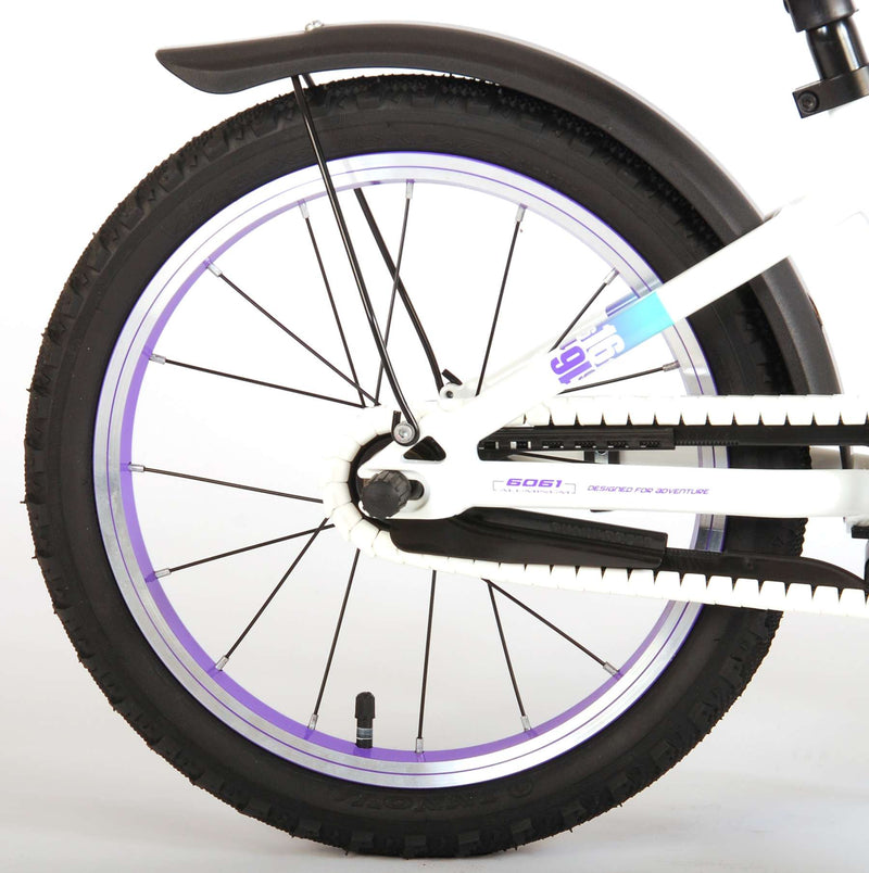 Load image into Gallery viewer, Volare Glamour Kinderfiets - Meisjes - 16 inch - Wit Mint Groen - Prime Collection