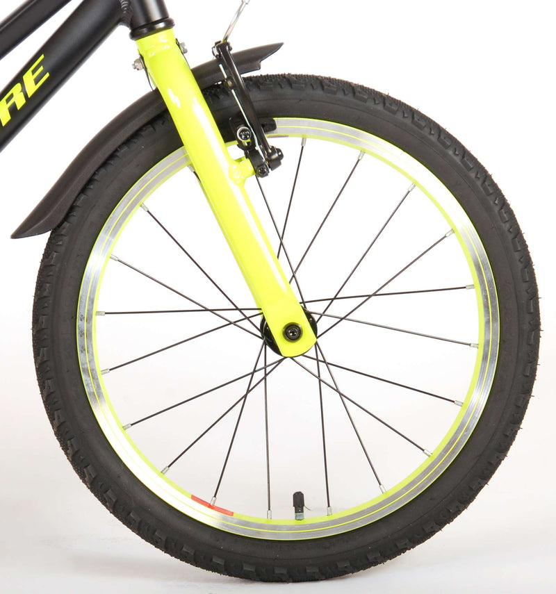 Load image into Gallery viewer, Volare Blaster Kinderfiets Jongens 18 inch Zwart Geel Groen Prime Collection