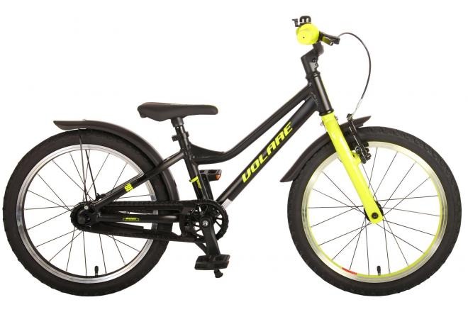 Load image into Gallery viewer, Volare Blaster Kinderfiets Jongens 18 inch Zwart Geel Groen Prime Collection