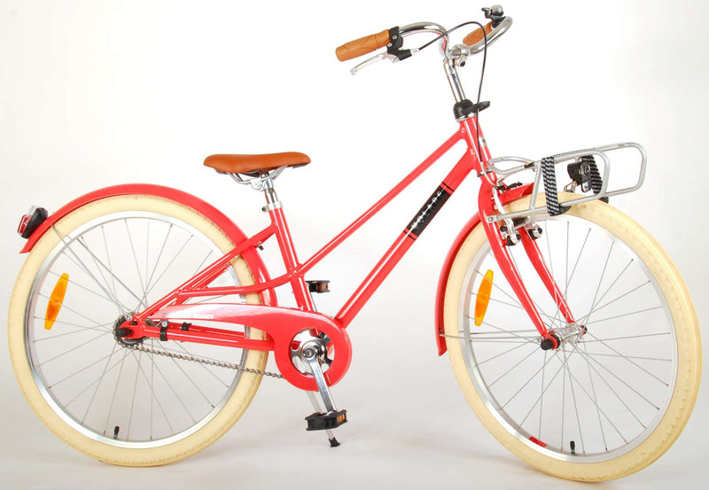 Load image into Gallery viewer, Volare Melody Kinderfiets Meisjes 24 inch Koraal Rood Prime Collection
