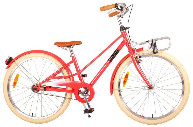 Load image into Gallery viewer, Volare Melody Kinderfiets Meisjes 24 inch Koraal Rood Prime Collection