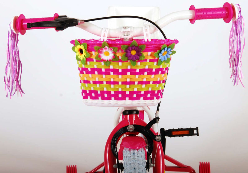 Load image into Gallery viewer, Volare Ashley Kinderfiets - Meisjes - 14 inch - Wit - 95% afgemonteerd