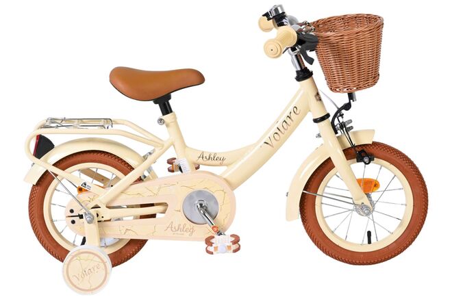 Load image into Gallery viewer, Ch. h. kubbinga b.v. volare ashley kinderfiets 12 meisjes crème