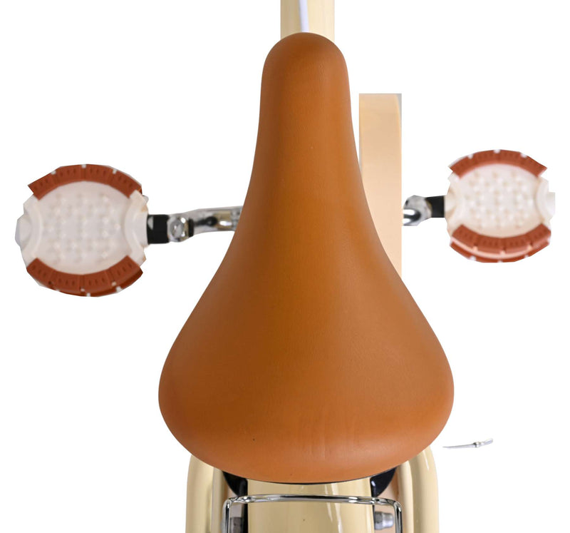 Afbeelding laden in galerijviewer, Volare ashley kinderfiets - meisjes - 12 inch - créme - twee handremmen