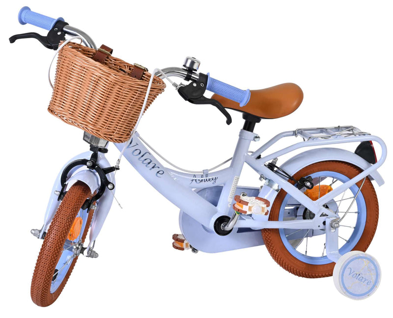 Afbeelding laden in galerijviewer, Volare ashley kinderfiets - meisjes - 12 inch - pastel blauw - twee handremmen