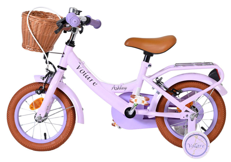 Load image into Gallery viewer, Volare ashley kinderfiets - meisjes - 12 inch - lila - twee handremmen