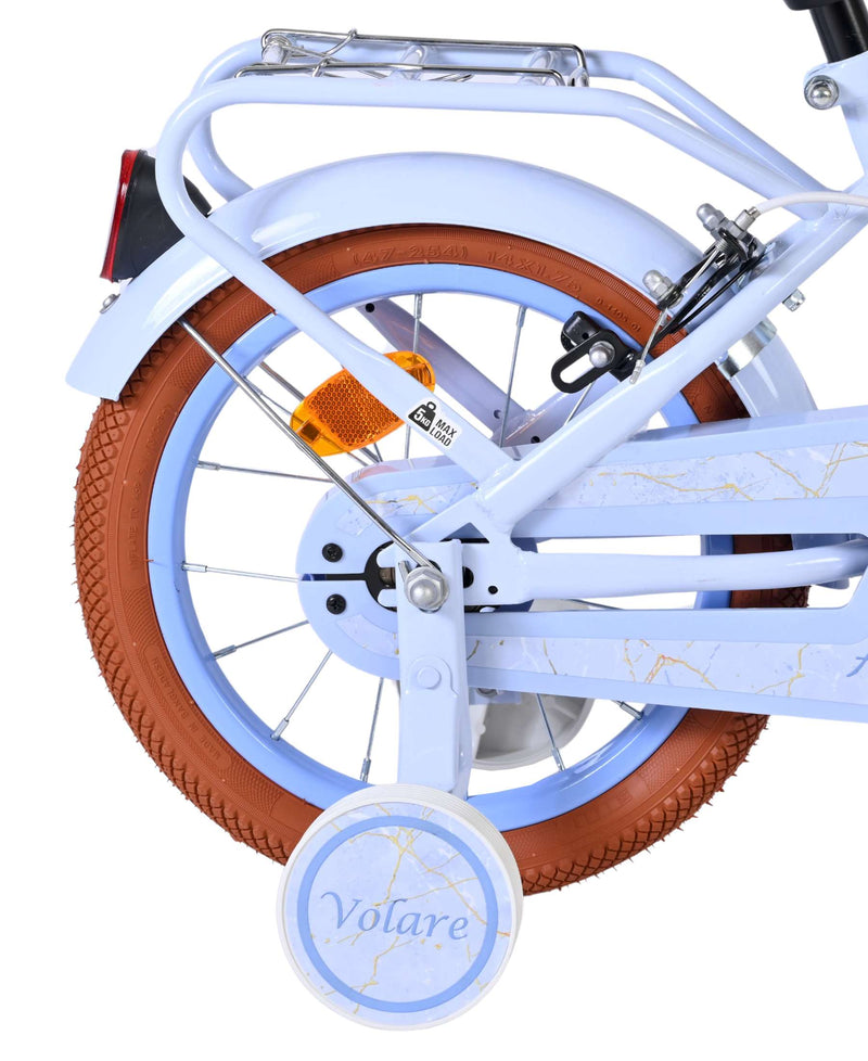 Load image into Gallery viewer, Volare ashley kinderfiets - meisjes - 14 inch - pastel blauw - twee handremmen