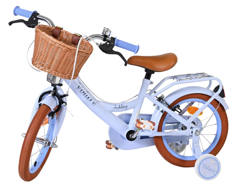 Load image into Gallery viewer, Volare ashley kinderfiets - meisjes - 14 inch - pastel blauw - twee handremmen
